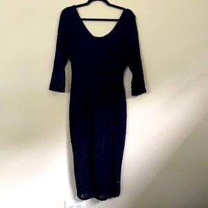 Black beautiful dress.